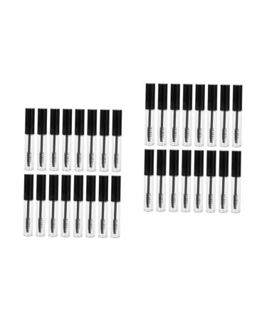 Gogogmee 32 Pcs Mascara Tube Mascara Clear Empty Eyelashes Bottle Lash Wand Containers Empty Bottle Plastic