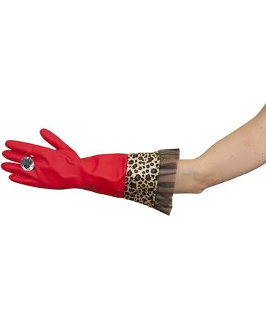 Red Leopard Washing Up Gloves - Diabolical Gifts DP0988 | Buy Online - Buy Online on SooperMarket.com