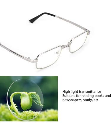 Filfeel Foldable Reading Glasses - High-Resolution Visual Fatigue Relief for Seniors | Presbyopic Glasses with Bag - Buy Online on SooperMarket.com