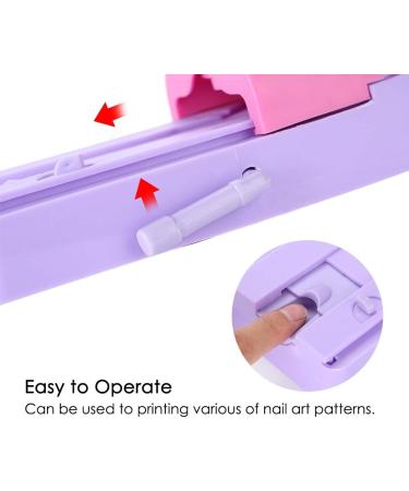 Nail Art Stamping Professional Nail Art DIY Pattern Portable Printing Machine Stamper Nail Printer Manicure Tools - Buy Online on SooperMarket.com