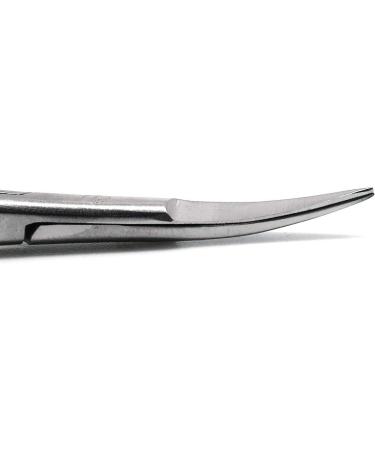 SANDBRSOS Cuticle Scissors Extra Fine Curved Professional Precise Pointed Tip Grooming kit for Eyebrow Eyelash Trim Nail and Dry Skin 12cm - Buy Online on SooperMarket.com