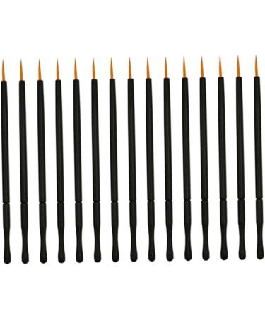 MAGICLULU 50pcs Eyeliner T Tool Eye Liner Brush White Eye Liner Eye Makeup Tools Soft Head Eye Shadow Brush 10X0.5cm Orange - Buy Online on SooperMarket.com