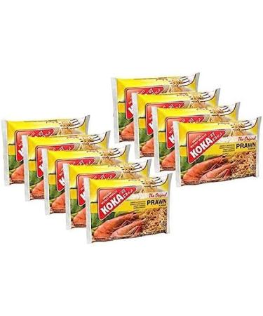 Koka Oriental Style Instant Noodles | Prawn Flavour | Snack or Meal Accompaniment | Ready in 2 Minutes | 85g (Pack of 30) - Buy Online on SooperMarket.com