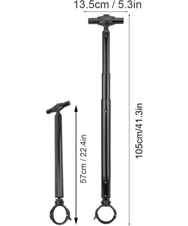 Telescopic Control Strut Handle Bar for Electric Self Balancing Scooter - Black - Buy Online on SooperMarket.com