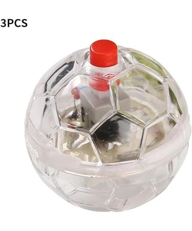 3 Pcs LED Flashing Balls Light Up Cat Dog Balls Flashing Elastic Ball Pet Color Light Play Jumping Interactive Ball Interactive Toys Pet Color Light Ball Interactive Toys for Cats Dogs(Clear) - Buy Online on SooperMarket.com