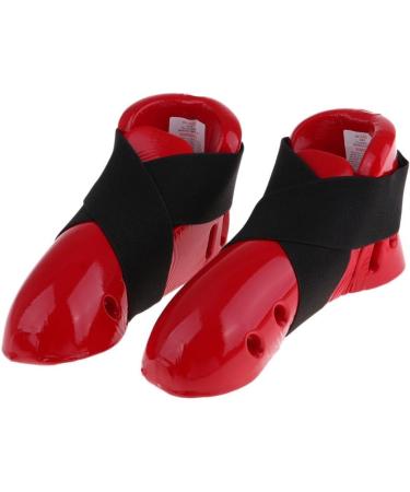 LEIPUPA Unisex Adult Taekwondo Foot Gear Karate Sparring Shoes - Red, X-Large - Buy Online on SooperMarket.com
