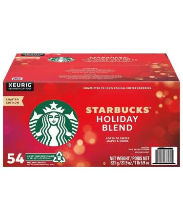 Starbucks Holiday Blend K-Cup 54 pack 621.0 grams