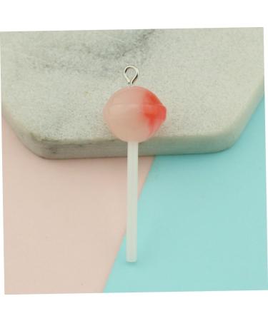 DIYEAH 250 Pcs Candy Keychain Decor Resin Crafts Earrings Charms Lollipops Charms for Crafts Making Charms for Diy Jewelry Resin Keychain Ornament Charms for Bracelet Making Set - Buy Online on SooperMarket.com