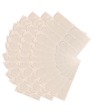 Healeved 60pcs Ear Stickers Elf Ear Tapes Ear Lobe Support Patches Painless Silicone Cosmetic Ear Sticker Ear Corrector for Concave Ears Transparent