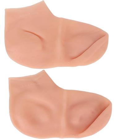 Silicone Gel Socks for Men & Women - Moisturizing Foot Care Anti-Crack & Nourishing Treatment for Dry Cracked Feet (L) - Buy Online on SooperMarket.com