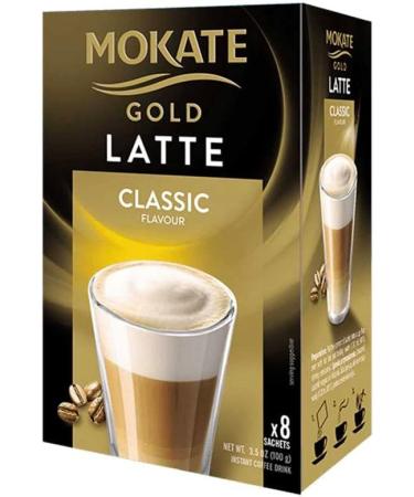 Mokate Gold Latte Classic Flavour in Powder 2x 8 Sachets 12.5grams Total 16 - Buy Online on SooperMarket.com