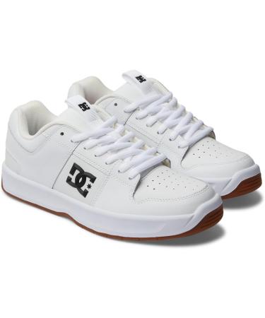 DC Shoes Men's Lynx Zero Leather Sneakers - White Gum - EU Size 44 | International Shipping Available - Buy Online on SooperMarket.com