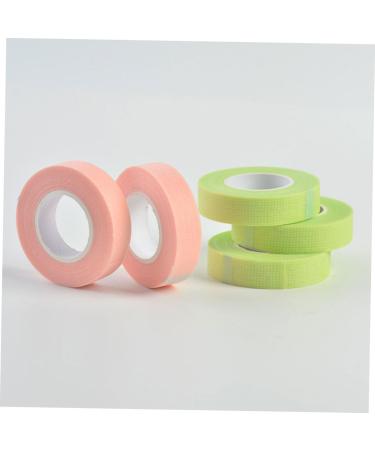 Healeved 5 Rolls Eyelash Tape - Pink Adhesive Fabric for Grafting & Beauty Salon Supplies | 900x1.1cm - Buy Online on SooperMarket.com