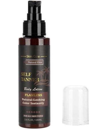 Self Tan Body Cream 100ML Self Tanner Longlasting Moisturizing Sunless Tanning Lotion Body Cream Sunbed Tanning Accelerator Cream Sunless Tanning Lotion - Buy Online on SooperMarket.com