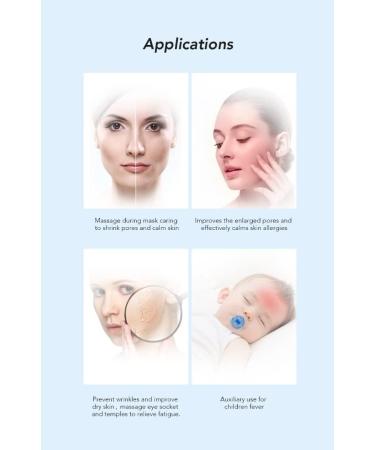 Jecrim Ice Roller for Face and Body - Tighten Pores, Reduce Puffiness & Tone Skin - Anti-Aging Beauty Care Tool for Wrinkles - Blue - Buy Online on SooperMarket.com
