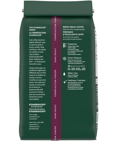 Starbucks Caff Verona Dark Roast Whole Bean Coffee 340g Bag (Pack of 6) Verona 340 g (Pack of 6) - Buy Online on SooperMarket.com