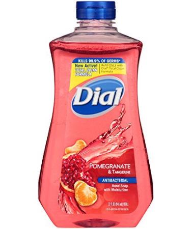 Dial Antibacterial Liquid Hand Soap Refill  Pomegranate & Tangerine  32 Fluid Ounces Pomegranate & Tangerine 32 Fl Oz (Pack of 1)