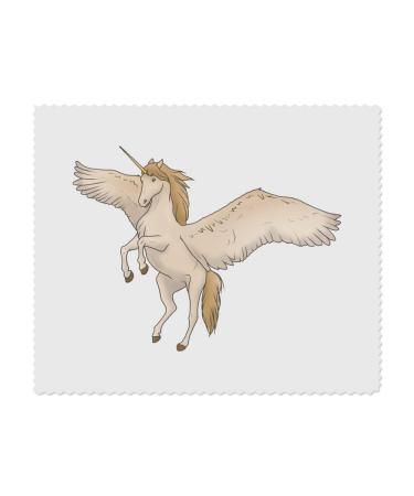 Azeeda 2 x "Flying Unicorn" Microfiber Lens/Eyeglass Cleaning Cloths (LC00021280)