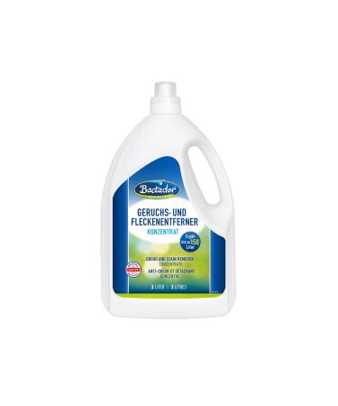 Bactador enzyme cleaner - odor remover & stain remover concentrate 3L - microbiological odor neutralizer - pore depth cleaning in household and animal husbandry - dog urine remover 3 l (1 Pack)
