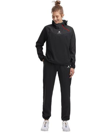 HOTSUIT Women's Sauna Suit for Weight Loss & Workout | Black | X-Large - Buy Online on SooperMarket.com