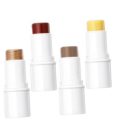 Healvian 1 Set Contour Stick Makeup Blush Facial Kit Wand Stick Neopentyl Di(ethylhexanoate) Ester