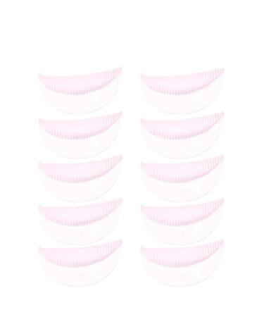 10 Pairs S/M/L Silicone Eyelash Perming Curler Pads with Small Medium Large Size Lash Lift Rods Makeup Beauty Tool Accessories