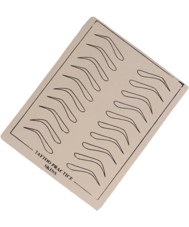 Beavorty 18 Sheets Eyebrow Microblading Skin Vehicle Grab Handles Eyebrow Training Skin Practice Skin - Buy Online on SooperMarket.com