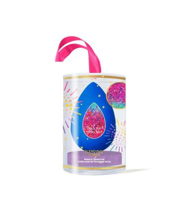 Beautyblender | Blending Queen Blend and Cleanse Set Sapphire sponge and Speckled Violet Cleanser