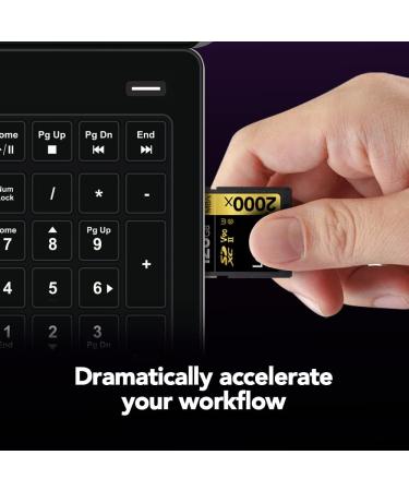 Lexar Professional 2000x 128GB SDXC UHS-II Card - Up To 300MB/s Read Speed - DSLR & Cinema Cameras - 128GB Single (LSD2000128G-BNNNU) - Buy Online on SooperMarket.com