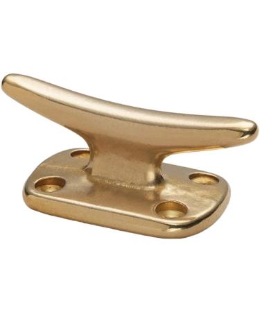Whitecap Polished Brass Fender Cleat - 2 Pack - Buy Online on SooperMarket.com