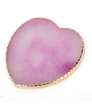 Exquisite Workmanship Resin Nail Art Plate Double-Sided Polishing Easy To Operate Portable Nail Art Palette Manicure Store for Home purple