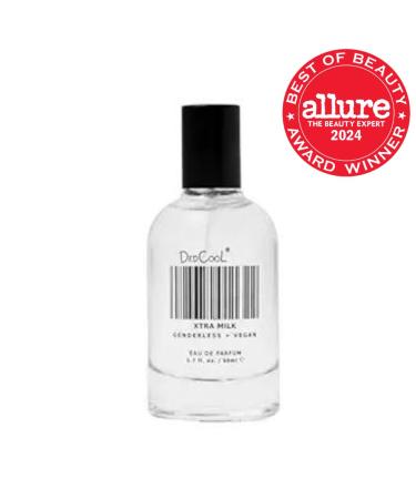 DedCool Eau de Parfum (Xtra Milk - 1.7 fl oz) with Notes of Bergamot White Musk Amber Clean Perfume for Men & Women Long Lasting Luxury Fragrance Non-Toxic Genderless Vegan Fragrance For All - Buy Online on SooperMarket.com