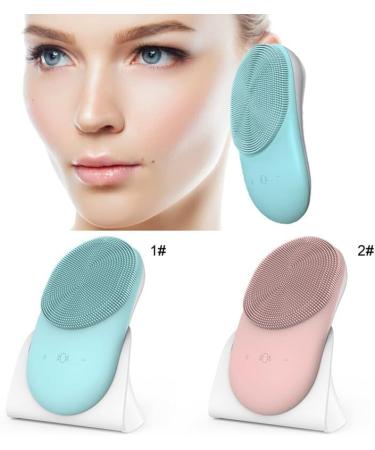 Portable Electric Silicone Face Brush for Women - Rechargeable & Facial Cleansing Brush - Buy Online on SooperMarket.com