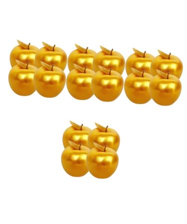 HOMSFOU 16 pcs window fake apple accessories modeling decorate Apples Models artificial wedding decor Decorative Model decorations fruit Model Christmas props