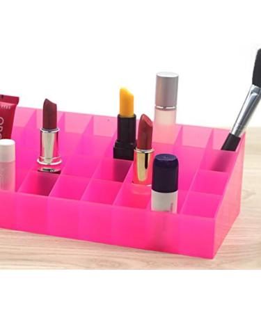 Shop Cabilock 40 Box Lipstick Holder - Pink Cosmetic Organizer & Jewelry Storage Case for International Shipping - Buy Online on SooperMarket.com