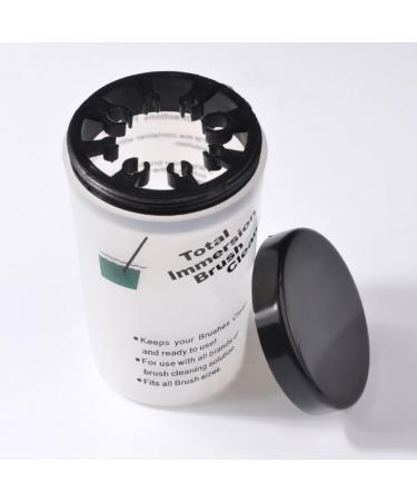 Nail Art Brush Cleaner Cup Immersion Brush Cleaning Bottle with Multiple Size Slots Brush Cleaning Cup - Buy Online on SooperMarket.com