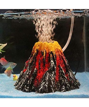 Movoja Extra Large Aquarium Volcano Decoration - Bubbles Air Outlet for Fresh & Salt Water - Stunning Aquaristics Decor - Buy Online on SooperMarket.com