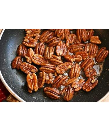 Honey Glazed Praline Cinnamon Georgia Pecans - 1 lb. Non-Dairy Small Batch Roasted Southern Tastiness - Farm Fresh Nuts Brand - Buy Online on SooperMarket.com