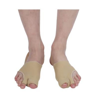 Bunion Corrector Nylon Soft Elastic Hallux Valgus Corrector Toe Separator for Home Office Hallux Valgus Correction Hammer Toe Straightener Day Night Support(S)