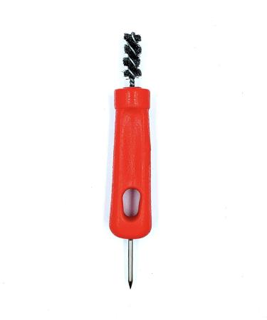 JA Horse Stud Hole Cleaner Stud Hole Brush (Red)