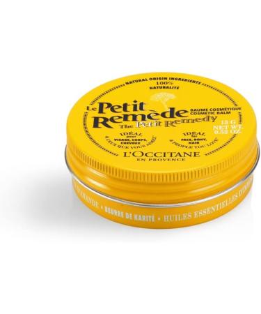 L'OCCITANE The Petit Remedy 15g Shea Butter & Almond Oil Balm - Multipurpose Head-to-Toe Care for Dry Skin | Universal Balm for Women & Men - Buy Online on SooperMarket.com