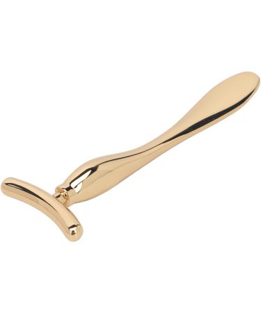 Eye Cream Massage Stick - T-Shaped Zinc Alloy Applicator for Puffiness Reduction - Gold Facial Massager - Buy Online on SooperMarket.com