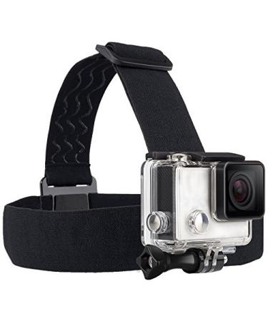 TEKCAM Action Camera Head Mount Strap Wearing Head Belt Compatible with Gopro Hero 11 10 9 8 7 6 5/AKASO/Dragon Touch/APEMAN/Campark/Apexcam/Surfola/WOLFANG Action Camera