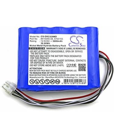 Replacement Battery for Dr ger Carina NIV Ventilator | 3000mAh | 02271 5703153 5703153-05 8415290-08 OM11759 - International Shipping Available - Buy Online on SooperMarket.com