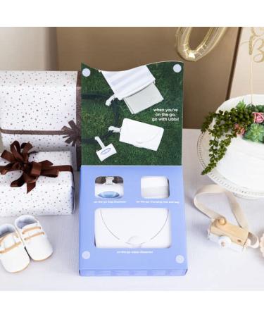 Ubbi On-the-Go Poison Set: Essential Baby Gear with Portable Changing Pad Wipe Dispenser & Bag Dispenser | Perfect Newborn Gift Set - Buy Online on SooperMarket.com