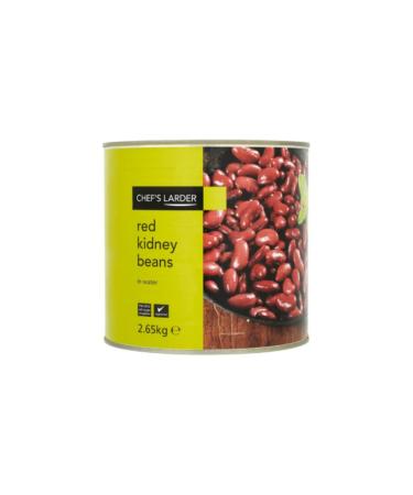 Chef's Larder Red Kidney Beans in Water 2.65kg x 6