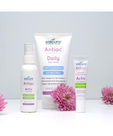 Salcura Natural Skin Therapy Antiac Daily Face Wash - Effective Acne Cleansing for Blemish-Prone Skin 150ml - Buy Online Internationally - Buy Online on SooperMarket.com