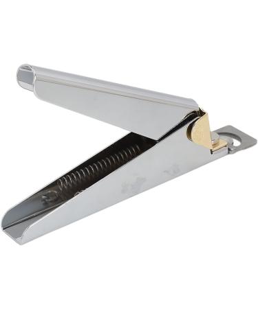 False Nail Clipper Comfortable Handle Easy Operation Good Workmanship Fake Nail Trimmer Lightweight U Shape for Home and Salon Use (Silver) - Buy Online on SooperMarket.com