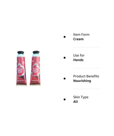 Bath & Body Works Winter Candy Apple Hand Cream Body Cream 1.0oz 2-Pack - Buy Online on SooperMarket.com