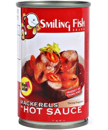 SMILING FISH Mackerels in Hot Sauce 155 g - Buy Online on SooperMarket.com